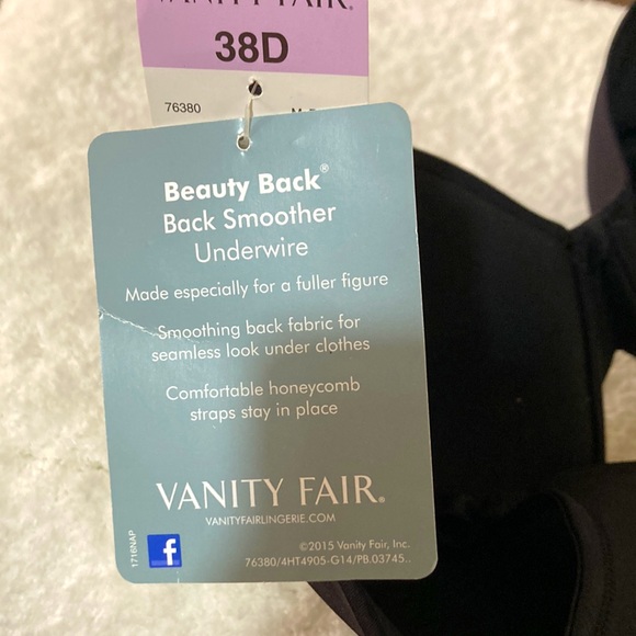 Vanity Fair Back Smoother Underwire Bra - Picture 5 of 6